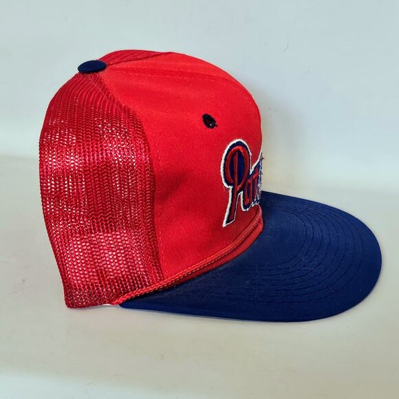 VTG 80 s New England Patriots Mesh Sports Specialties Trucker Hat NFL NWOT - Picture 6 of 7